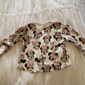 Zara Minnie Mouse Long Sleeve